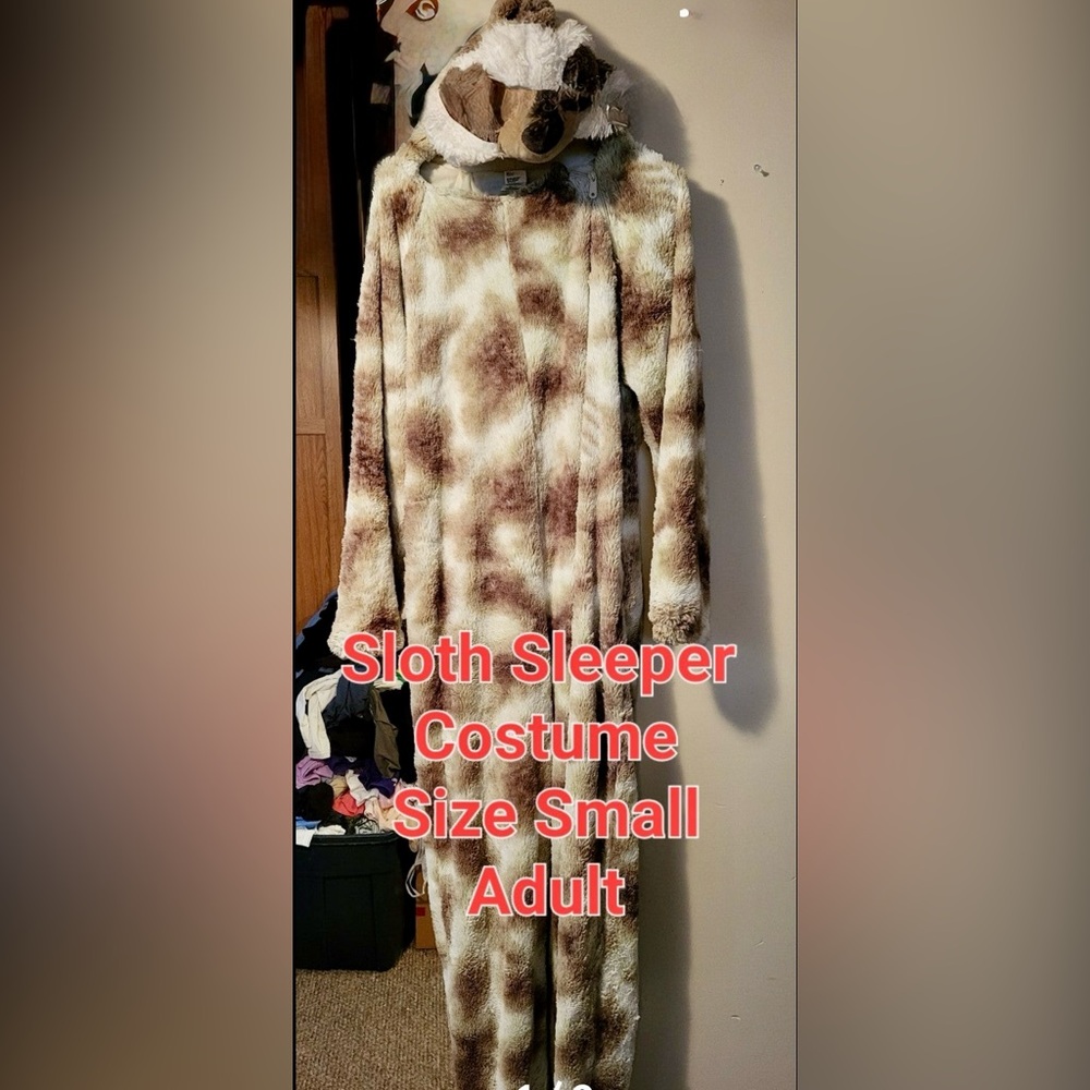 Cozy Sloth Onesie Sleeper Costume